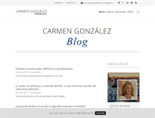 Tablet Screenshot of carmengonzalezpoblet.com